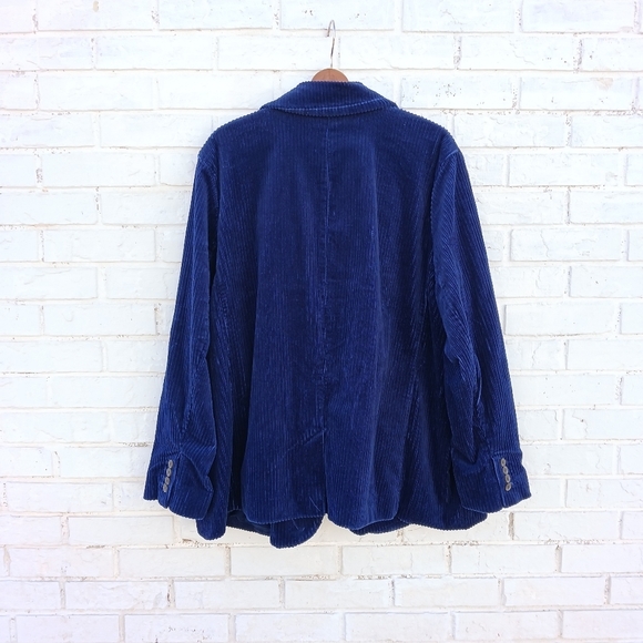 Lands' End Corduroy Blazer Wide Whale 3X - Picture 7 of 7